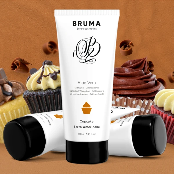 Bruma Aloe Vera Lubricating Gel with Cupcake Flavor 100 ml