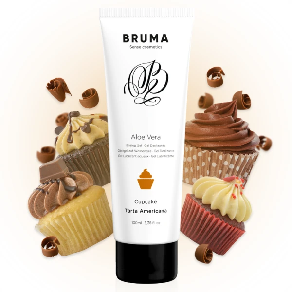 Bruma Aloe Vera Lubricating Gel with Cupcake Flavor 100 ml