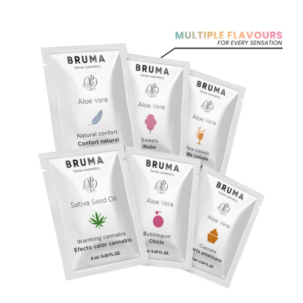 Bruma Aloe Vera Glijmiddel met Smaak van Suikerspin 6 ml