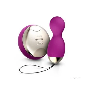 Lelo Hula-Beads op afstand bestuurbare lustbollen met rotatie en vibratie Deep Rose