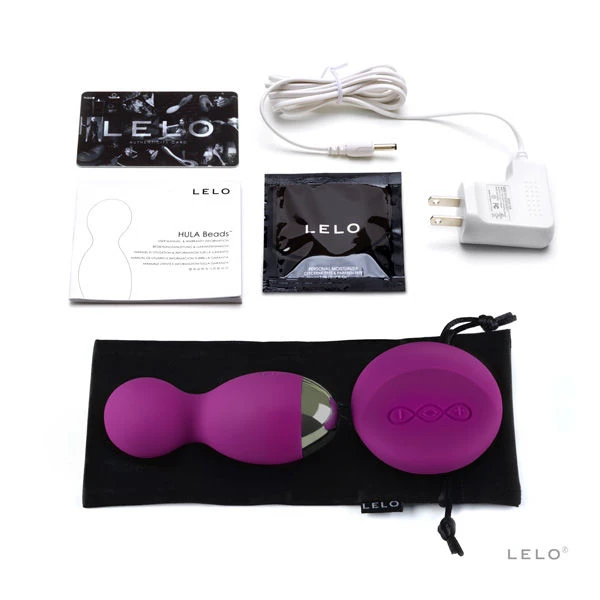 Lelo Hula-Beads op afstand bestuurbare lustbollen met rotatie en vibratie Deep Rose Lelo Hula-Beads op afstand bestuurbare lustbollen met rotatie en vibratie Deep Rose