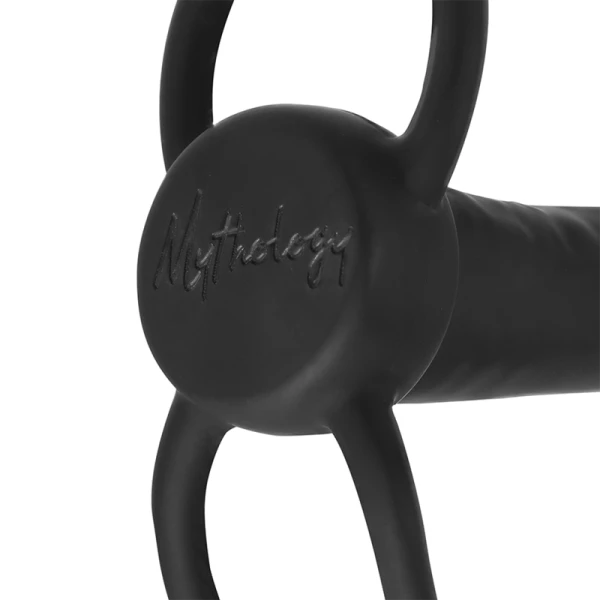 Mythology Cobi Onyx Anaaldildo met Penis- en Teelbalring, Silicone