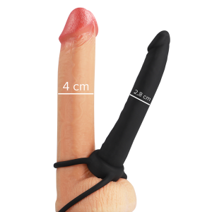 Mythology Cobi Onyx Anaaldildo met Penis- en Teelbalring, Silicone Mythology Cobi Onyx Anaaldildo met Penis- en Teelbalring, Silicone - Afbeelding 2