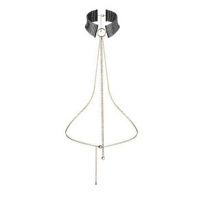 Bijoux Desire Metallique Zwarte Metallic-halsketting met kettingriem Bijoux Desire Metallique Zwarte Metallic-halsketting met kettingriem - Afbeelding 3