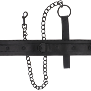 Intense Fetish vegan leren halsband met verstelbaar ontwerp Intense Fetish vegan leren halsband met verstelbaar ontwerp - Afbeelding 4