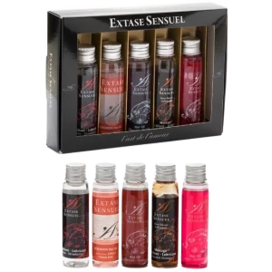 Extase Sensual Trick or Treat Brust-Massage-Set mit Ölen und Gleitmittel
