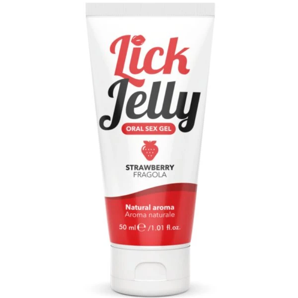 Intimateline Lick Jelly Aardbei-glijmiddel met aroma