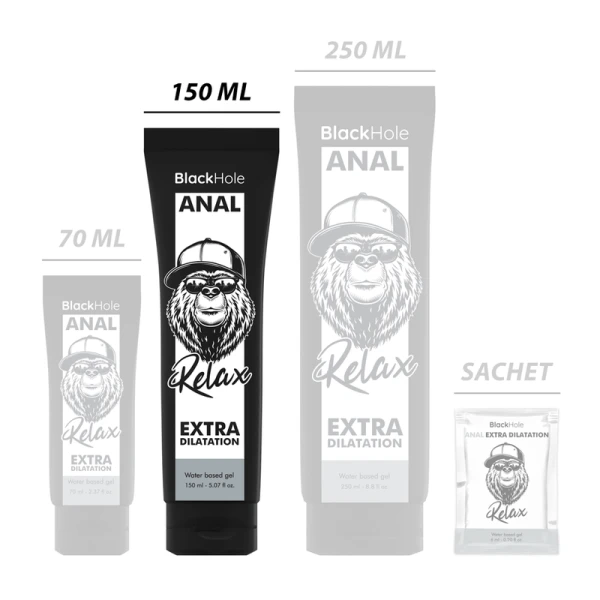 Black Hole Anaal-dilatatiegel op waterbasis 150 ml Black Hole Anaal-dilatatiegel op waterbasis 150 ml