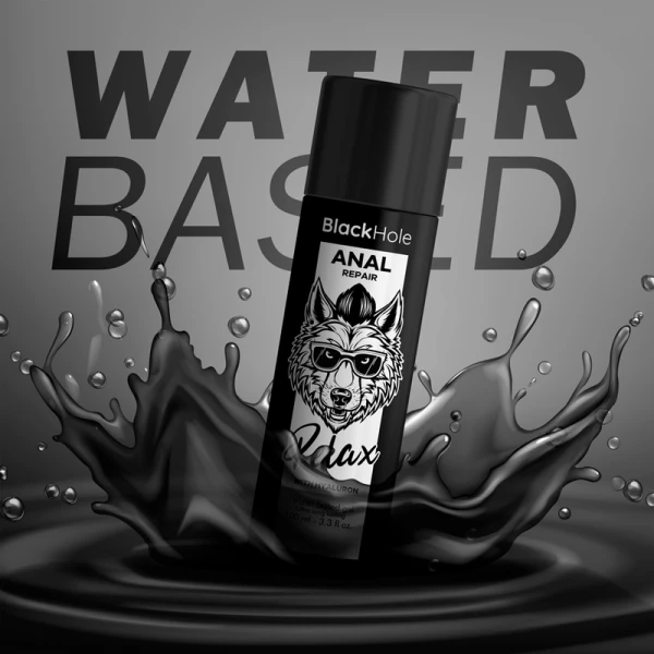 Black Hole Anal Repair Glijmiddel met Hyaluron 100 ml