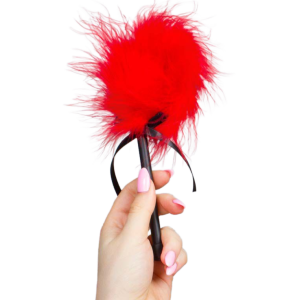 Secretplay 100% Fetish Marabou-verenkietelaar rood Secretplay 100% Fetish Marabou-verenkietelaar rood - Afbeelding 1