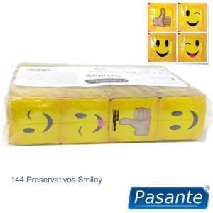 Pasante Kondome Smiley Beutel 144 Stück Pasante Kondome Smiley Beutel 144 Stück – Bild 3