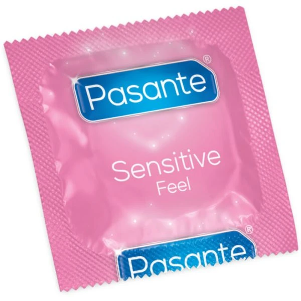 Pasante Condooms Sensitive Feel 144 stuks, transparant, glad