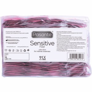 Pasante Condooms Sensitive Feel 144 stuks, transparant, glad Pasante Condooms Sensitive Feel 144 stuks, transparant, glad - Afbeelding 3