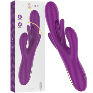 Intense High Tech Apolo Oplaadbare Vibrator met trillende tong, paars Intense High Tech Apolo Oplaadbare Vibrator met trillende tong, paars - Afbeelding 1