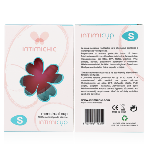 Intimichic Menstruatiecup medisch siliconen maat S Intimichic Menstruatiecup medisch siliconen maat S - Afbeelding 7