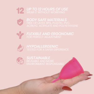 Intimichic Menstruatiecup medisch siliconen maat S Intimichic Menstruatiecup medisch siliconen maat S - Afbeelding 5