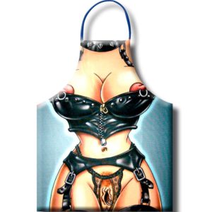 Diablo Picante Sado-Schürze für Damen mit erotischen Motiven Diablo Picante Sado-Schürze für Damen mit erotischen Motiven – Bild 1