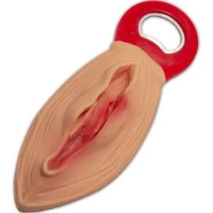 Diablo Picante Vagina-vormige Flessenopener in willekeurige kleur