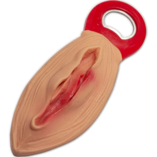 Diablo Picante Vagina-vormige Flessenopener in willekeurige kleur