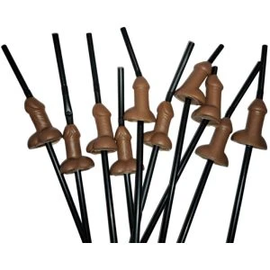 Diablo Picante Penis-Strootjes 10 stuks Feestgrap