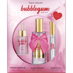 Bijoux Love Cosmetiques Bubblegum-Spielset mit Massageöl, Gel und Lipgloss Bijoux Love Cosmetiques Bubblegum-Spielset mit Massageöl, Gel und Lipgloss – Bild 1