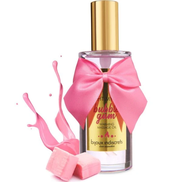 Bijoux Love Cosmetiques Massageöl Light My Fire mit Wärmeeffekt Bubblegum-Geschmack Bijoux Love Cosmetiques Massageöl Light My Fire mit Wärmeeffekt Bubblegum-Geschmack