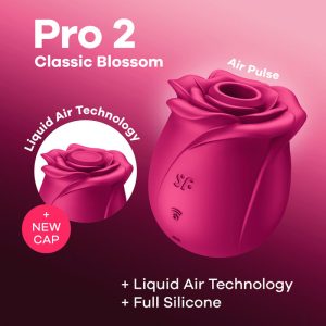 Satisfyer AIR Pulse Pro 2 Classic Blossom Auflegevibrator mit Druckwellen Satisfyer AIR Pulse Pro 2 Classic Blossom Auflegevibrator mit Druckwellen – Bild 8