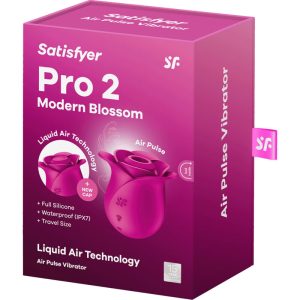 Satisfyer AIR Pulse Pro 2 Modern Blossom opgelegde vibrator met Liquid Air-technologie Satisfyer AIR Pulse Pro 2 Modern Blossom opgelegde vibrator met Liquid Air-technologie - Afbeelding 7