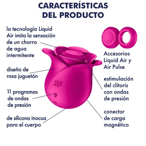 Satisfyer AIR Pulse Pro 2 Modern Blossom opgelegde vibrator met Liquid Air-technologie