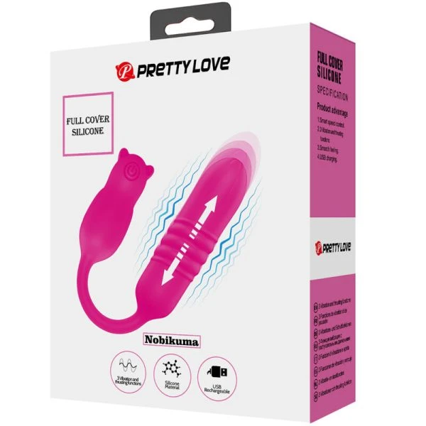 FUN Toys Pretty Love Nobikuma Silicone Vibrationsbullet met Afstandsbediening