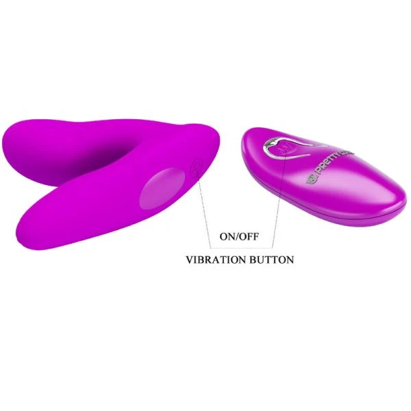 Pretty Love Opgelegvibrator Melvin met afstandsbediening en twee motoren