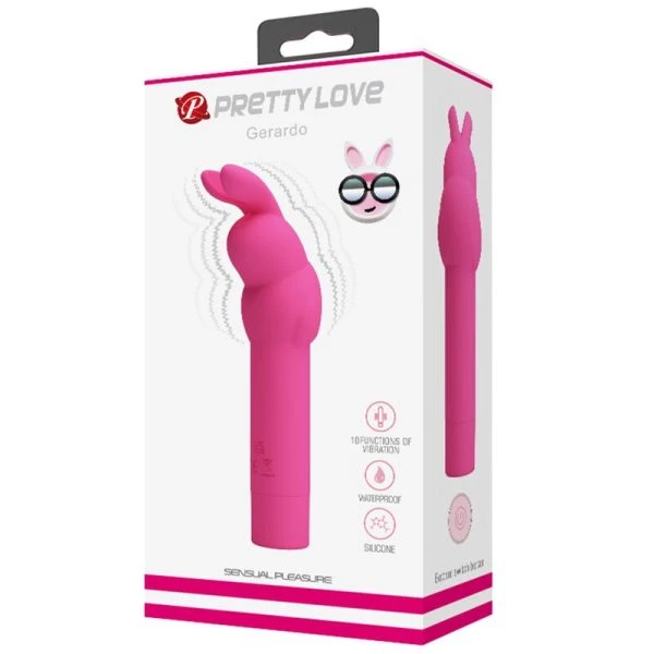 FUN Toys Pretty Love Gerardo Kaninchen-Silikonvibrator Fuchsia