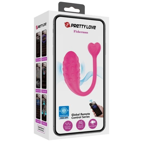 APP Series App-gesteuertes Vibrations-Ei Pretty Love Rosa APP Series App-gesteuertes Vibrations-Ei Pretty Love Rosa