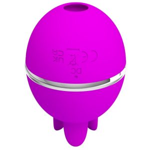 High Tech Pretty Love Gemini Ball Opgelegde Vibrator met Likfunctie, Paars High Tech Pretty Love Gemini Ball Opgelegde Vibrator met Likfunctie, Paars - Afbeelding 3