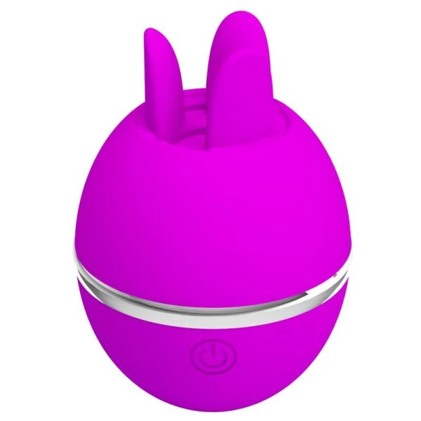 High Tech Pretty Love Gemini Ball Opgelegde Vibrator met Likfunctie, Paars High Tech Pretty Love Gemini Ball Opgelegde Vibrator met Likfunctie, Paars