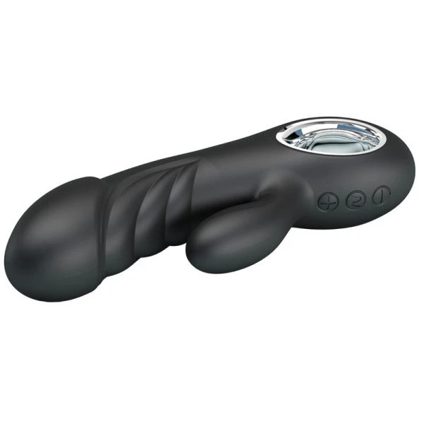 High Tech Pretty Love Ansel Vibrator G-Punt-Clitoris-Stimulator zwart