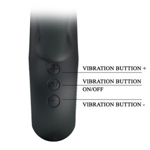 High Tech Pretty Love Ansel Vibrator G-Punt-Clitoris-Stimulator zwart High Tech Pretty Love Ansel Vibrator G-Punt-Clitoris-Stimulator zwart - Afbeelding 7