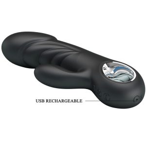 High Tech Pretty Love Ansel Vibrator G-Punt-Clitoris-Stimulator zwart High Tech Pretty Love Ansel Vibrator G-Punt-Clitoris-Stimulator zwart - Afbeelding 8
