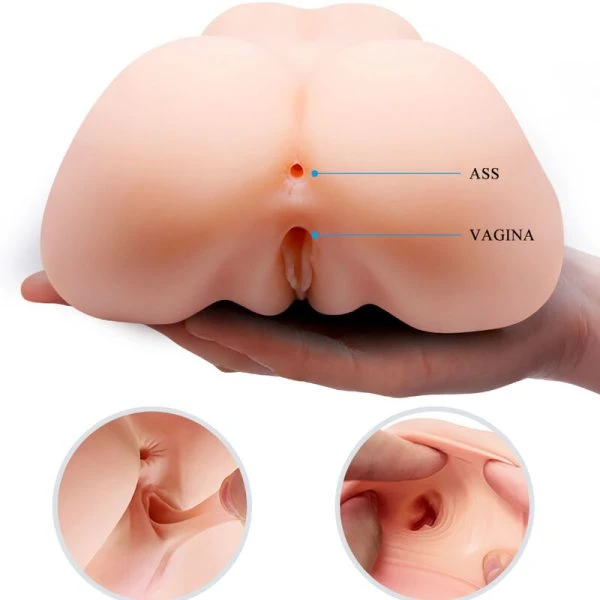 Crazy Bull Masturbator met dubbele vibratie, vagina en anus