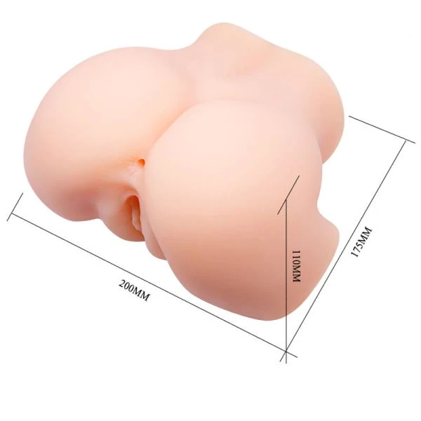 Crazy Bull Masturbator met dubbele vibratie, vagina en anus
