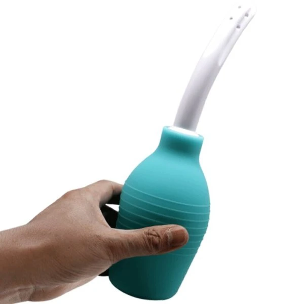 MR Play Anaaldouche van rubber met grote ballon, blauw