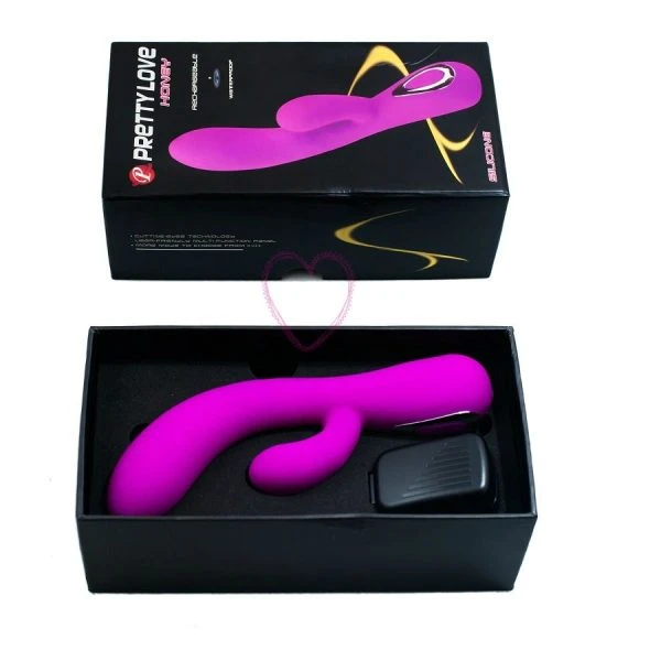 High Tech Pretty Love Smarter Honingvibrator Lila 18 cm High Tech Pretty Love Smarter Honingvibrator Lila 18 cm