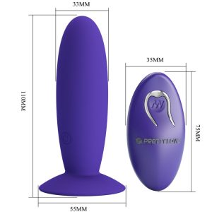 Remote Control Pretty Love Jugendplug Anaalvibrator met Afstandsbediening Violet Remote Control Pretty Love Jugendplug Anaalvibrator met Afstandsbediening Violet - Afbeelding 4
