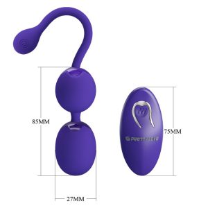 Remote Control Pretty Love Willie Youth Liefdeskussentjes Vibratie Paars Remote Control Pretty Love Willie Youth Liefdeskussentjes Vibratie Paars - Afbeelding 4