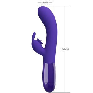 High Tech Pretty Love Cerberus Youth Violet Rabbit Vibrator met 30 functies High Tech Pretty Love Cerberus Youth Violet Rabbit Vibrator met 30 functies - Afbeelding 5