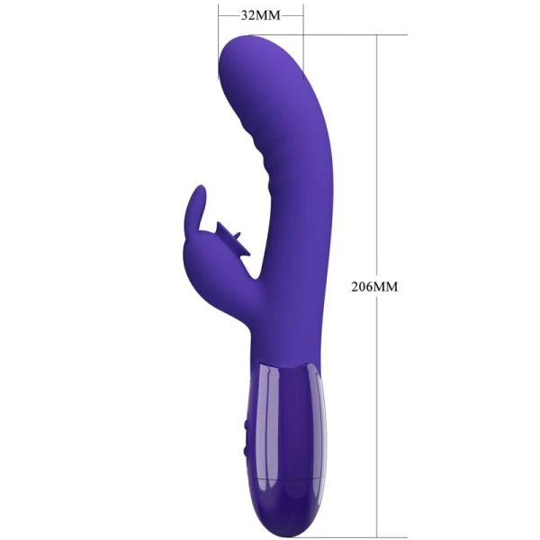 High Tech Pretty Love Cerberus Youth Violet Rabbit Vibrator met 30 functies