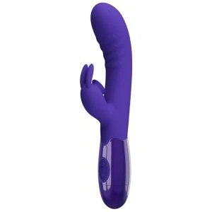 High Tech Pretty Love Cerberus Youth Violet Rabbit Vibrator with 30 Functions