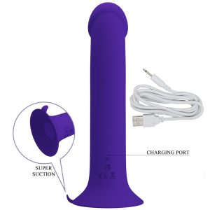 High Tech Pretty Love Murray Vibrator-Dildo met zuignap, Paars High Tech Pretty Love Murray Vibrator-Dildo met zuignap, Paars - Afbeelding 5