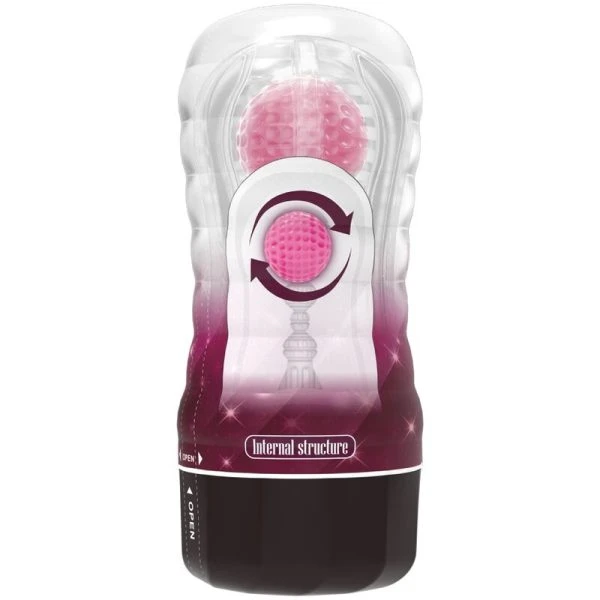 Bodies & Masturbators Pretty Love Masturbator-hoes met rolbal, roze