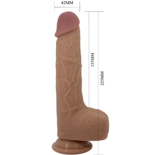 Remote Control Pretty Love Tommy Realistische Dildo-Vibrator met Stootfunctie